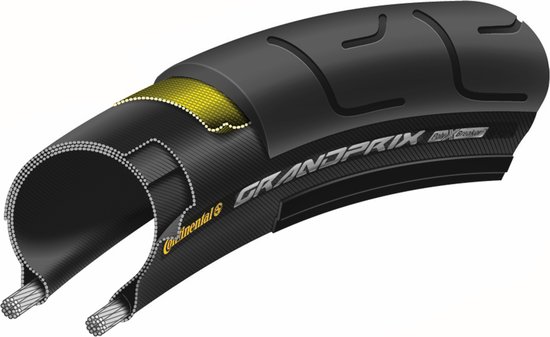 Continental Grand Prix Buitenband 28 X 1.00 (25-622) Vouw Zwart