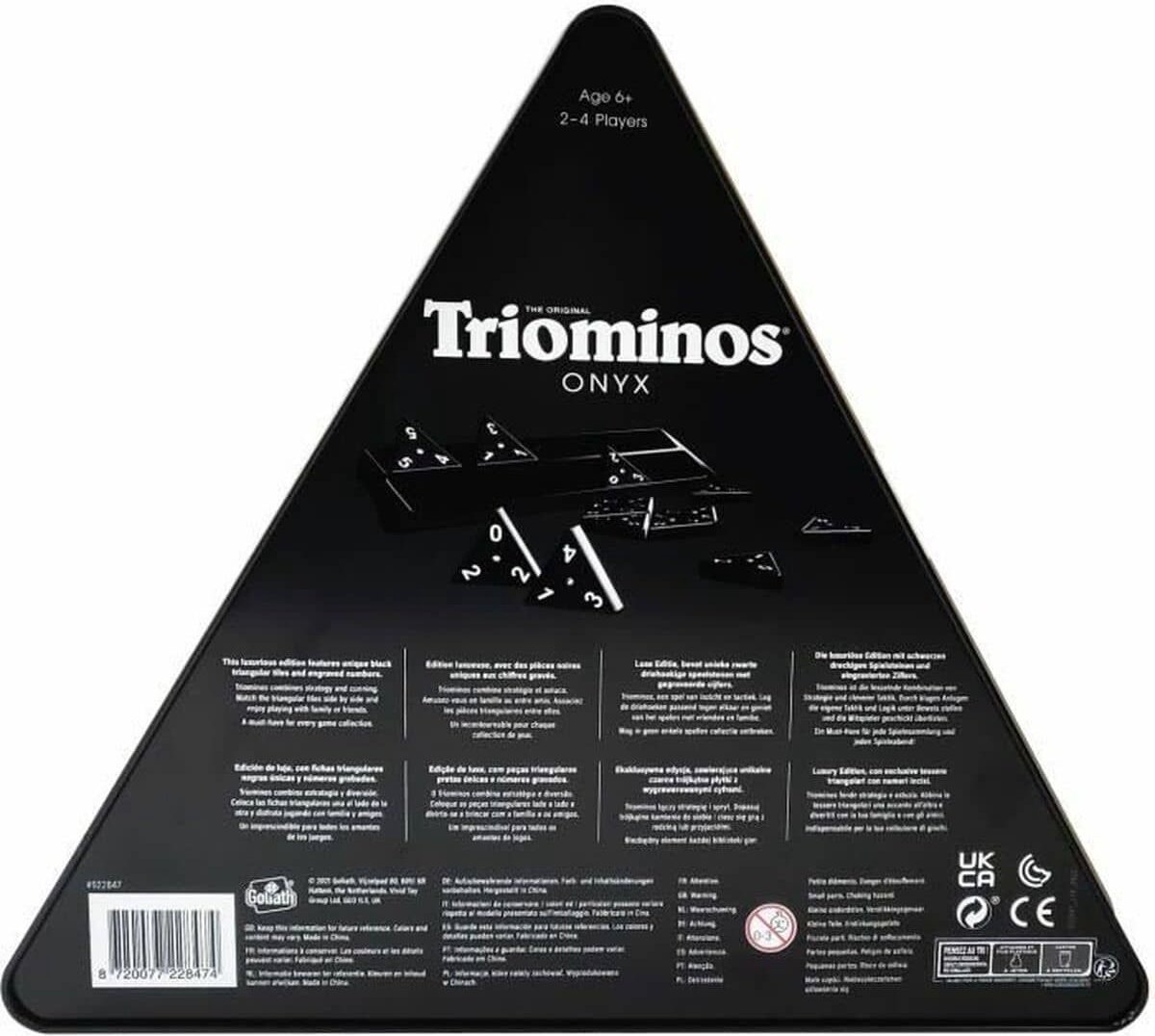 Goliath Triominos Onyx Luxe Bordspel voor 2 tot 4 Spelers