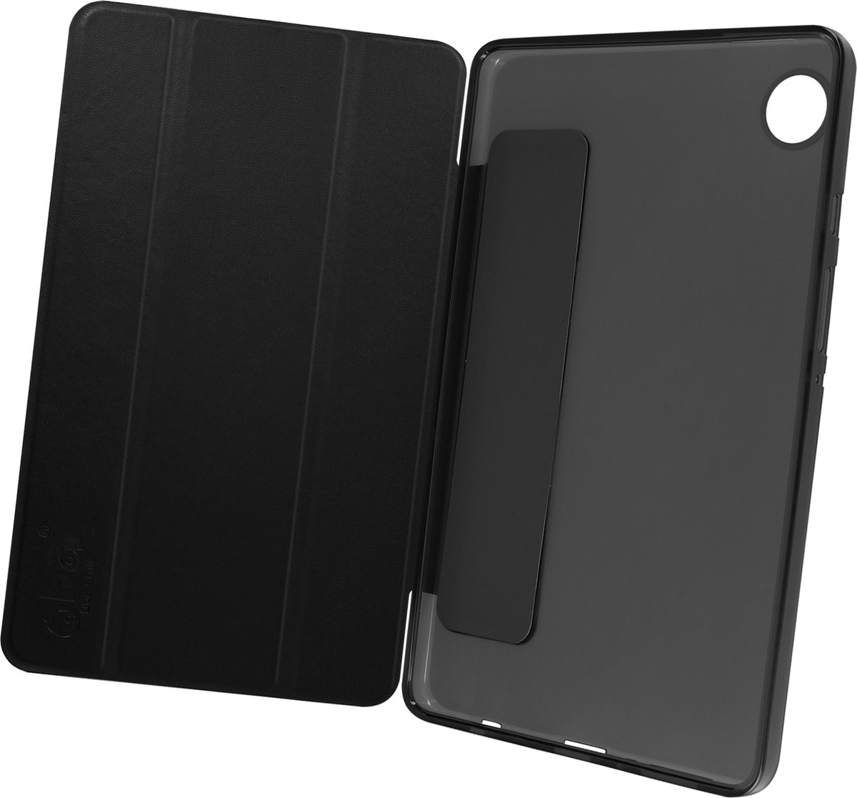 Avizar Foliohoes Geschikt voor Samsung Galaxy Tab A9 Opvouwbaar toetsenbord en klep voor videomodus, Zwart