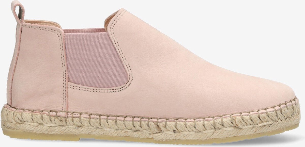 Shabbies Amsterdam Espadrille Elche Chelsea Nubuck Licht Roze Maat 38 bol