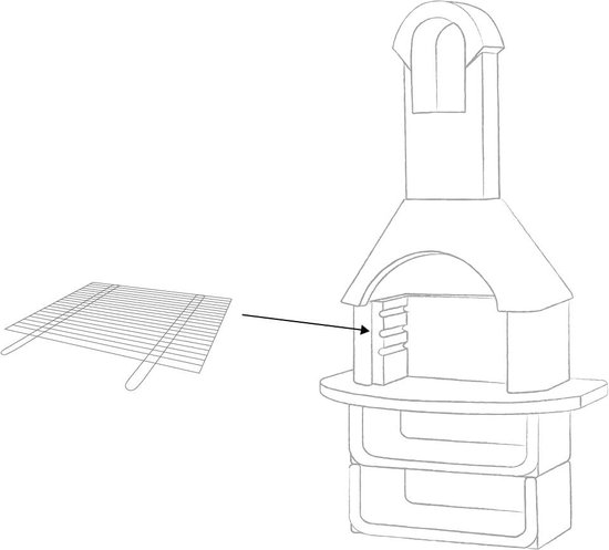BitWa Robuust grillrooster van roestvrij staal, 80 x 50 cm, roestvrij grillrooster voor genieters en hobbykoks om lekker te grillen op barbecue of grillhaard