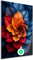 Bloem poster - Plant muurdecoratie - Posters Bladeren - Muurdecoratie modern - Woonkamer posters - Muur kunst poster 60x90 cm