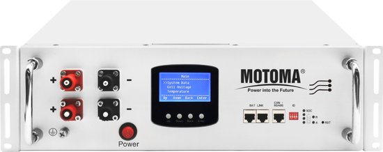 Thuisbatterij LiFePO4 5,12 kWh 48V 100Ah Zonne-energie Opslag Batterij Zonnepanelen Accu