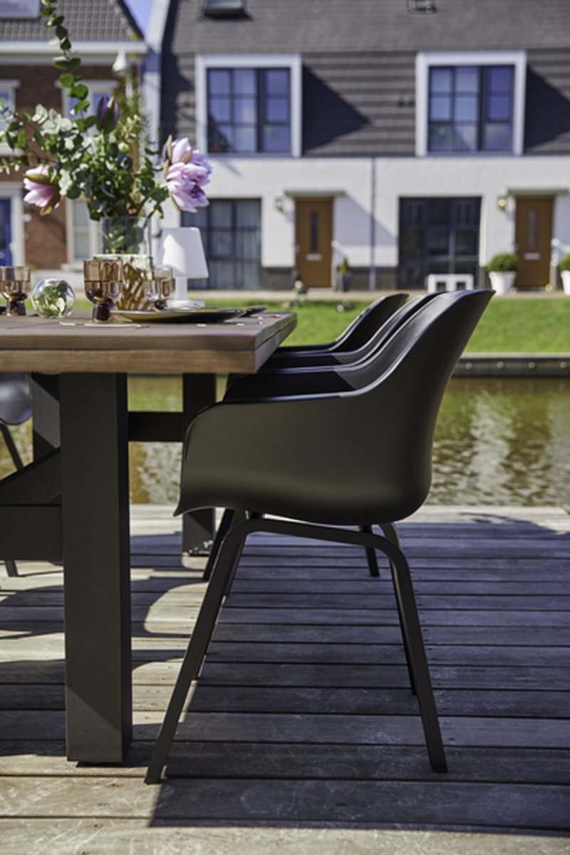 Hartman Sophie Element dining fauteuil baquet - Noir carbone