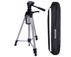 Auronic Tripod - Telefoon Statief - Camera Statief - Tripod Smartphone - Zilvergrijs