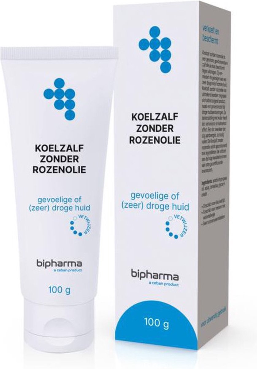Goedkoopste Bipharma Koelzalf Zonder Rozenolie 100gm