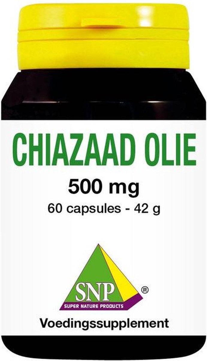 Bol.com SNP Chiazaad olie 500mg 60 Vegetarische capsules aanbieding