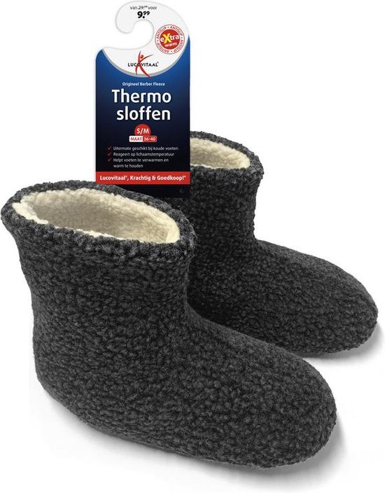 Foto: Lucovitaal thermo sloffen maat 36 40 1pr