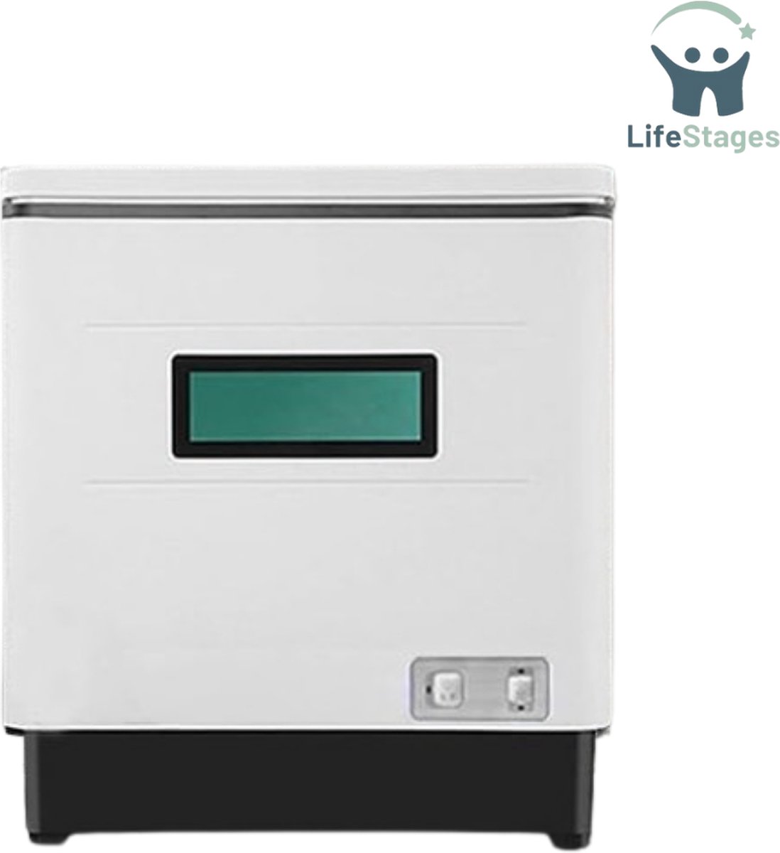 LifeStages Mini Vaatwasser Vrijstaande Vaatwasser Kleine Vaatwasser Tafel Vaatwasser Compact Praktisch Duurzaam