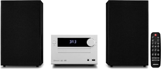 Stereo Set met cd Speler en Radio - Met Afstandsbediening - DAB+ - Bleutooth - Dubbele Speakers