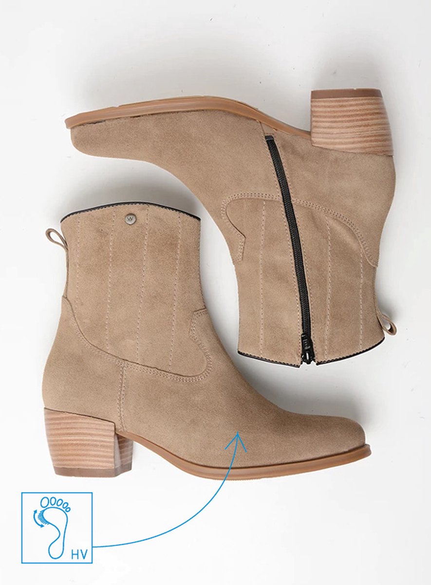 Wolky Laarzen Lubbock HV taupe zomer suede | bol