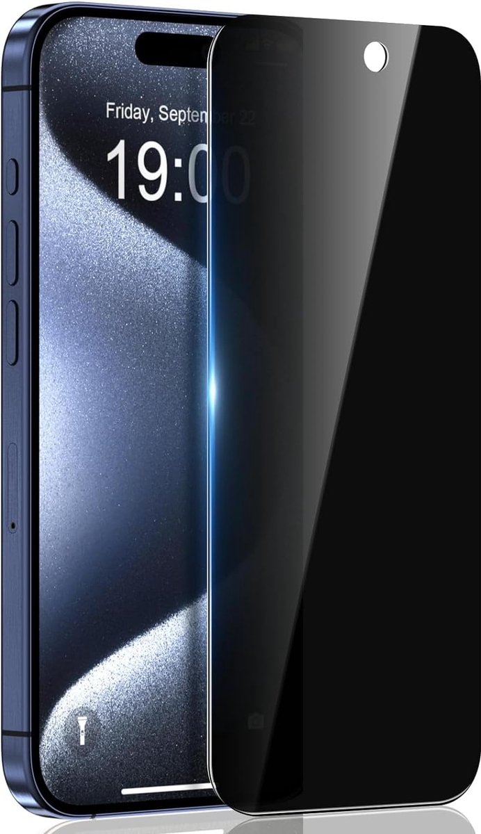 iPhone 15 Plus Privacy Tempered Glass Full Coverage