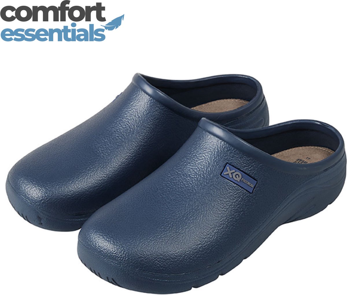 Klompen Dames - Tuinklompen Dames Blauw - Navy - Tuinschoenen - Slippers Dames - Clogs Dames - Instappers Dames - Werkklompen