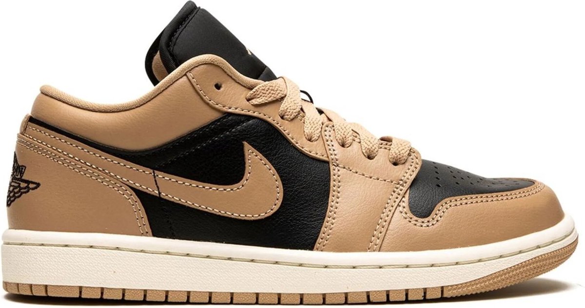 Air Jordan 1 Low 'Desert' (womens) - maat EU 37.5 - DC0774-201 - sneakers laag - bruin - zwart