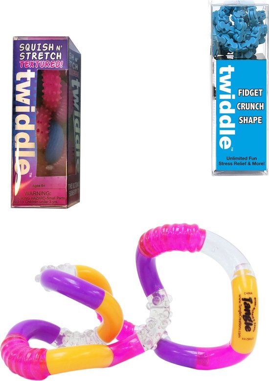 Foto: Fidget voordeelset x tangle osm twiddle combo 3 pack