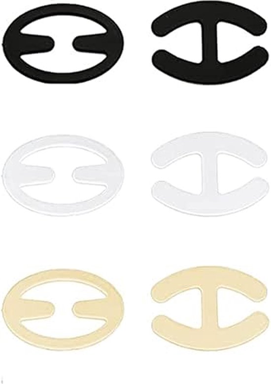 Doodadeals® - BH Clips – BH Clip Achterkant – BH Bandjes Tegen Afzakkende – Set van 6