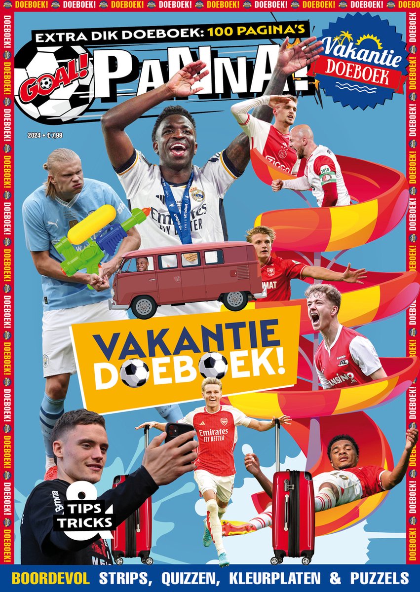 PANNA! Vakantie Doeboek 2024 - Magazine - Doeboek - Vol met Voetbal & Reisspelletjes - Vakantie