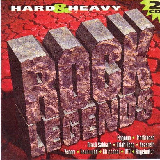 Rock Legends - Hard & Heavy - Dubbel Cd - Motorhead, Black Sabbath, Uriah Heep, UFO, Girlsschool, Nazareth