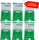 Swash Washandjes - Parfumvrij - 6x 5-pack voordeelverpakking
