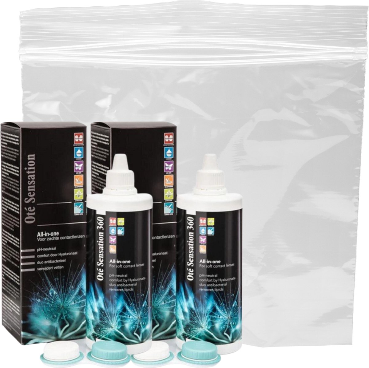 Goedkoopste Oté Sensation All-in-one 2 x 100 ml ' lenshouder - Lenzenvloeistof