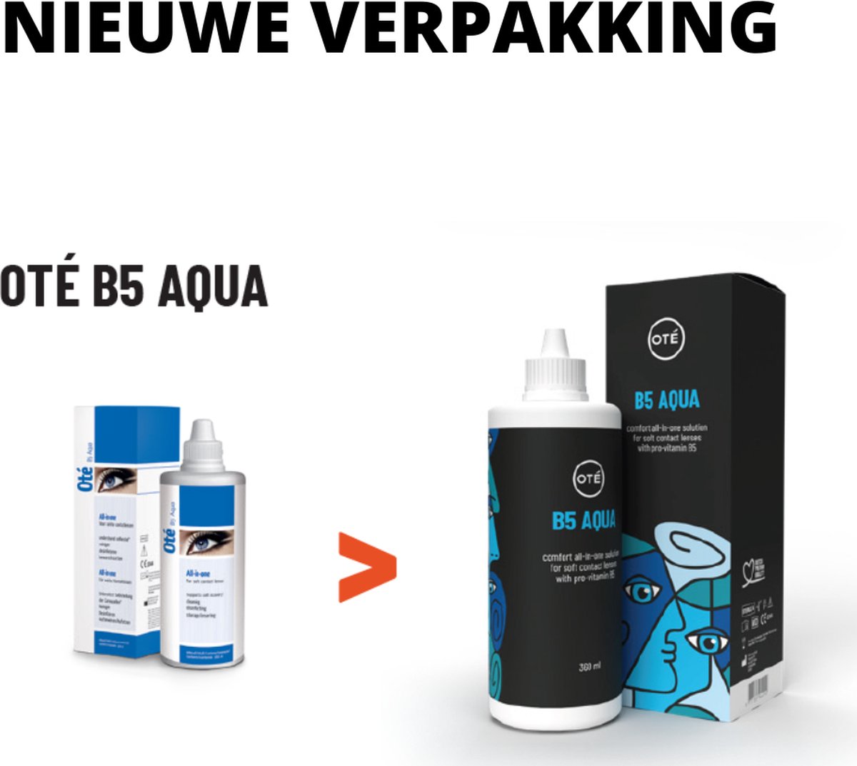 Goedkoopste Oté B5 Aqua [3x 360ml] voordeelpakket - lenzenvloeistof