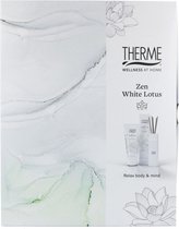 Bol.com Therme Zen white lotus shower satin+fragrance sticks aanbieding