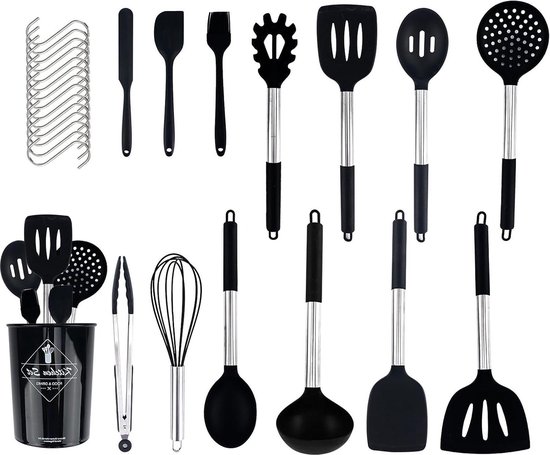 Keukengerei Set roestvrij staal, 6 stuks professionele alle