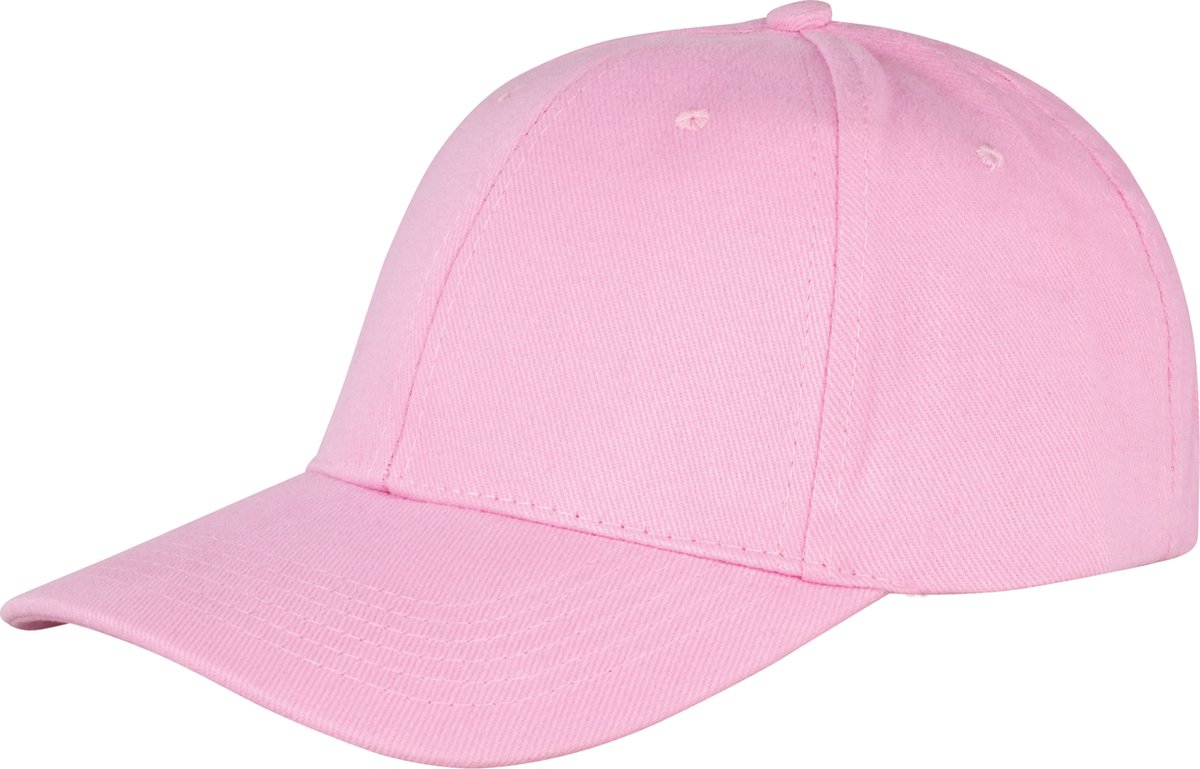 Result Memphis Brushed Cotton Low Profile Cap RH81 - Pink - One size