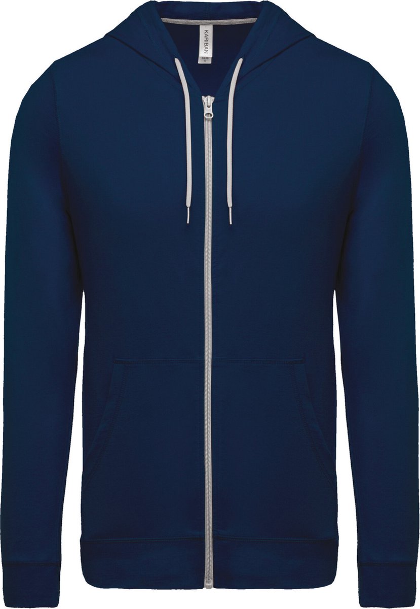 Kariban Hooded vestje van licht katoen K438 - Navy - 3XL