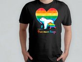 Free Mom Hugs - T Shirt - Pride - LGBT - LGBTQ - LoveIsLove - PrideMaand - LiefdeIsLiefde - Gelijkheid