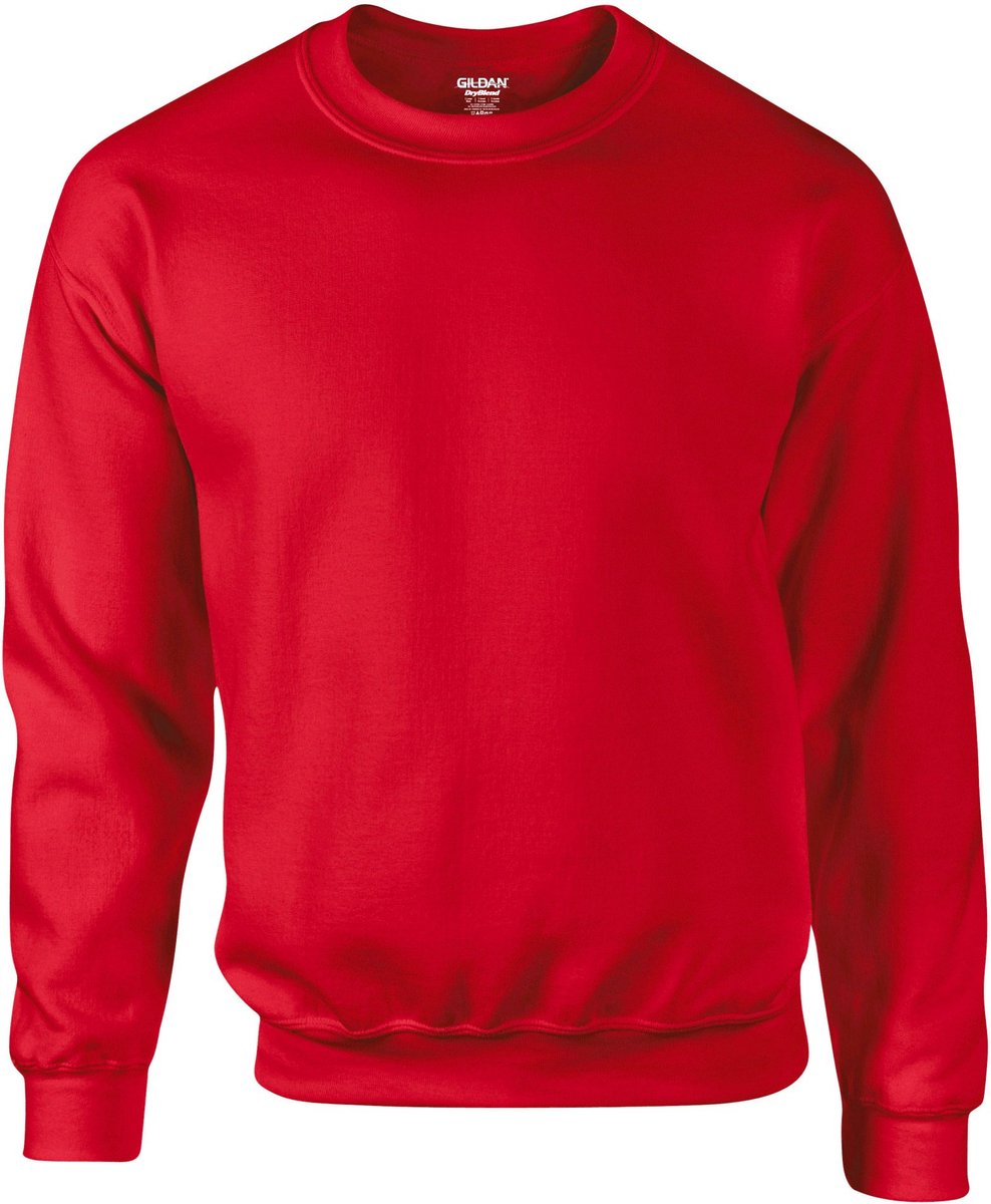 Gildan Dryblend® Adult Crewneck Sweatshirt® GI12000 - Red - M