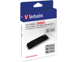 Verbatim Vi7000G PCIe NVMe M.2 SSD 4 TB De ultieme gamingoplossing