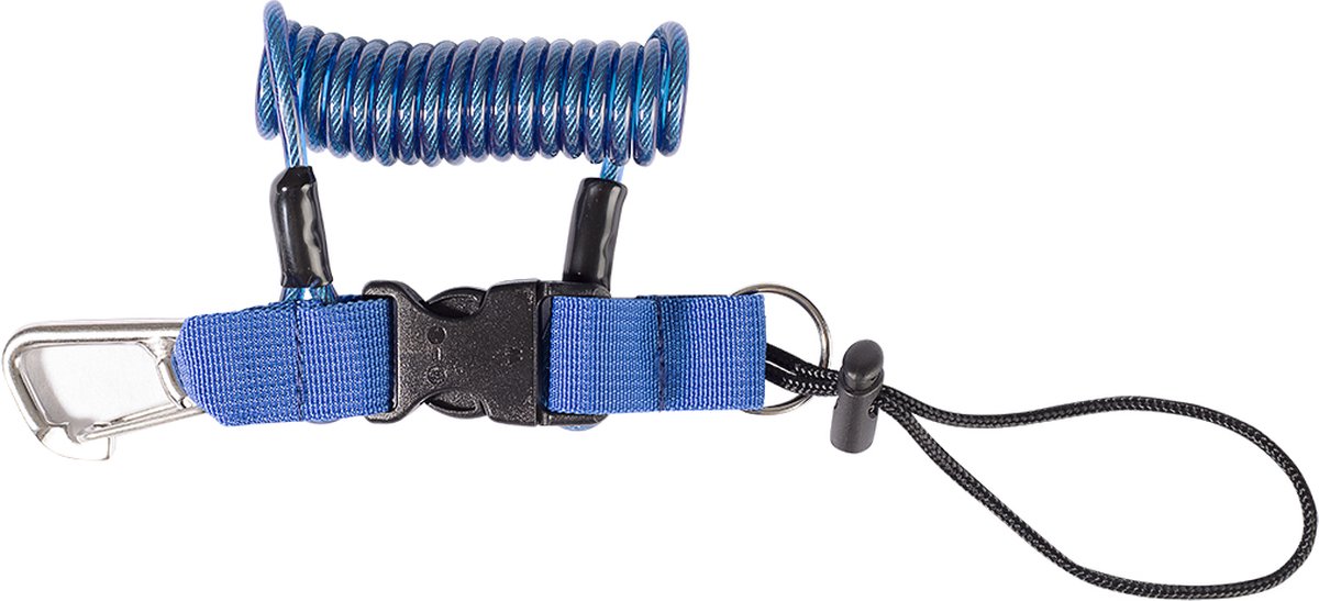 Procean Duiken Lanyard | Haak | splitring | koord | blauw