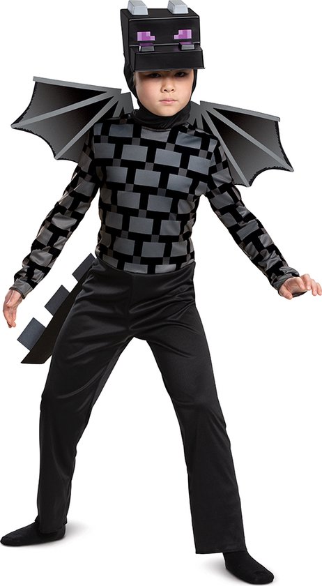 MINECRAFT (MOJANG), Ender Dragon kostuum Classic, Maat L (10-12 jaar)
