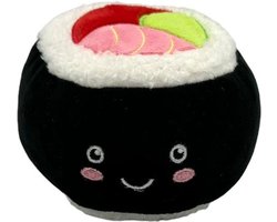 foto van Softlings Foodies - Rolly de Sushi rol knuffel - 12 cm - Pluche