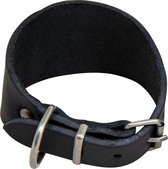 Animal Boulevard Ab30023 - Hals- En Leibanden - Hond - Ab Country Leather Whippet Halsband Zwart-26-30cm - Maat: 26-30cm - 198813