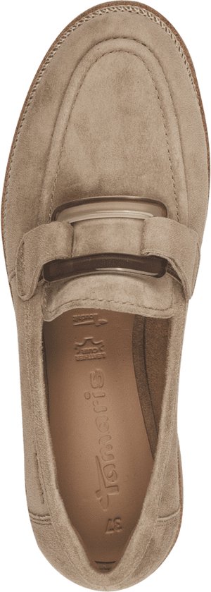 Tamaris leren damesschoenen 1-24722-43 400 damesschoenen M2472243 beige