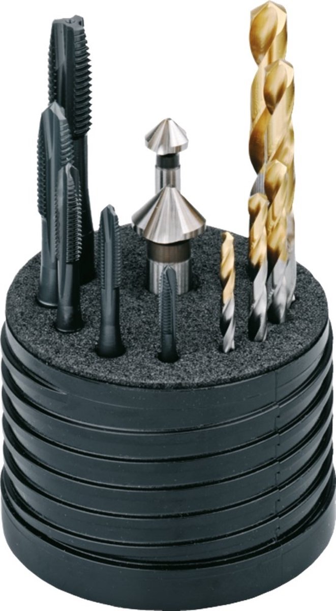 Phantom HSS-E Set machinetappen, M4 t/m M10 + 3‚3 t/m 8‚5 + 10‚4 - 16‚5 (A)