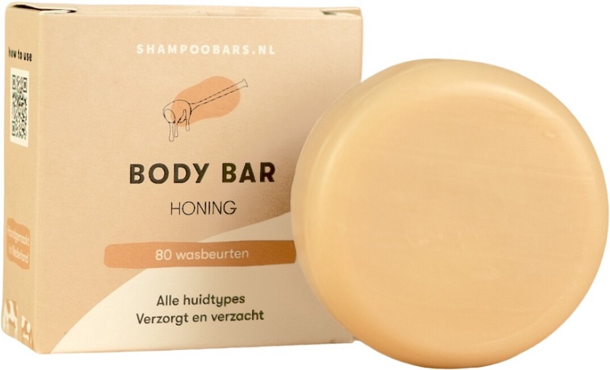 ShampooBars - Body Bar Honing Alle Huidtypes - 60g