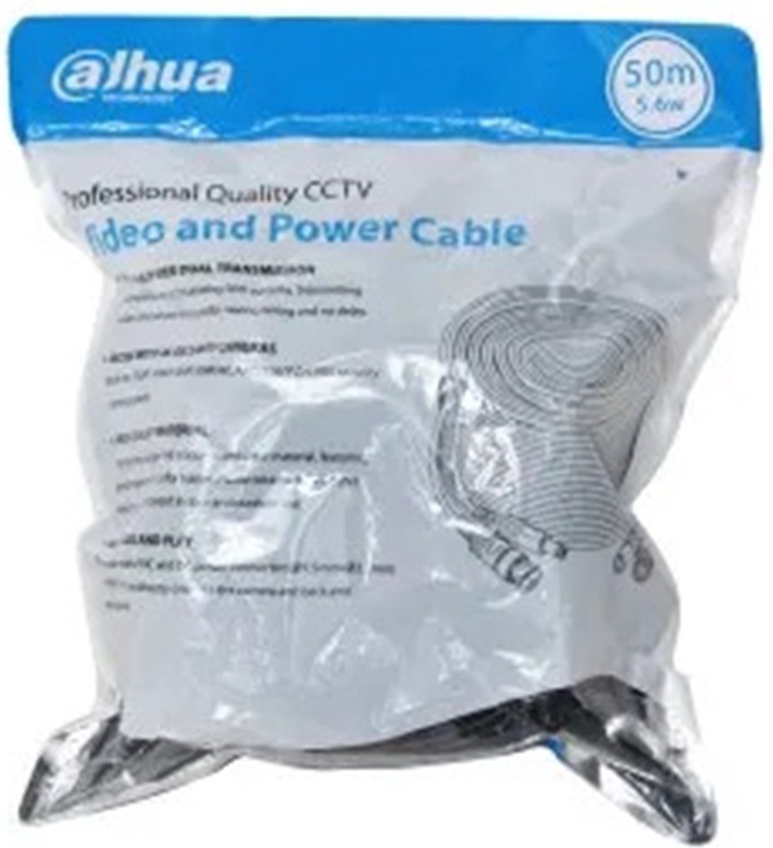 DAHUA DH-PFM942I-50-5 - 50 meter afgeschermde kabel voor video en stroom -