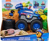 Bol.com PAW Patrol Reddingswagens - Power Haulin' Cruiser van Chase - speelgoedtruck met werper gemotoriseerde takel lichten en ... aanbieding