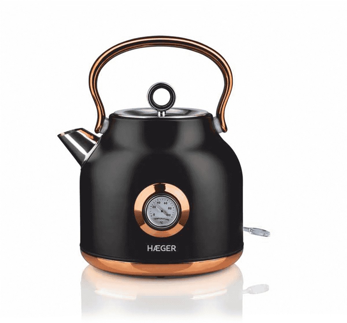 Haeger Art Deco Black - Waterkoker