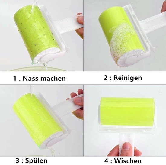Reusable Lint Roller Ball, Rouleau À Peluches Réutilisable, Rouleau
