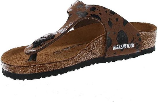 Chaussons Birkenstock Gizeh pour enfants Small fit - Marron - Taille 32