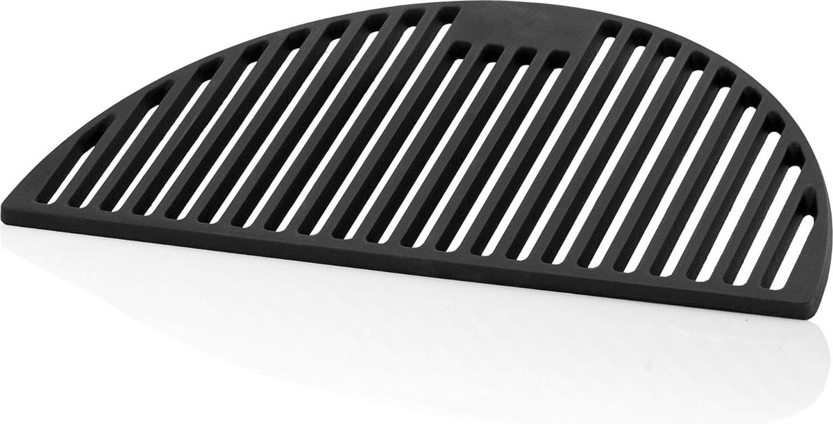 M.T.C© 46.5 cm Spijl-Halve maan gietijzeren Grillrooster 46.5 x 23 cm Large 21" Kamado Half moon
