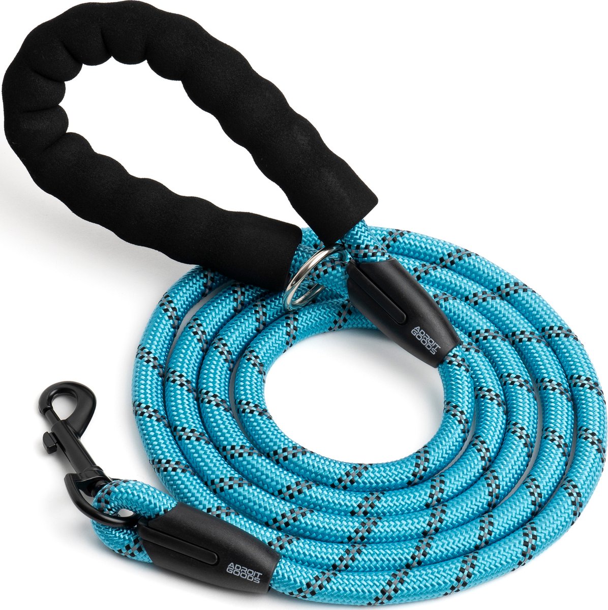 Bol.com AdroitGoods Hondenriem – 200 cm - Hondenlijn - Looplijn - Reflecterend - Blauw - Lange lijn hond aanbieding