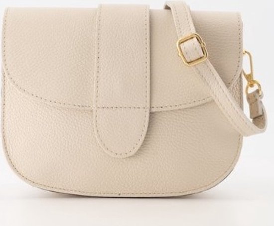 Tas Steef leer beige main image 1