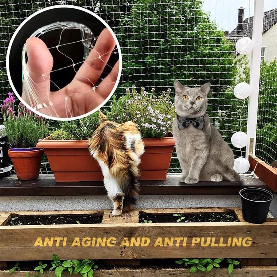 Kedi için sıcak satış windows pencere balkon koruyucu kedi net balkon güvenlik a