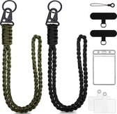 Cordon paracorde Heavy Duty – Lanière porte-clés – Cordon téléphonique universel/chaîne téléphonique – Lanière – Support pour carte/clés – Lanière de téléphone/mobile – Lanière – Collier porte-carte d'identité