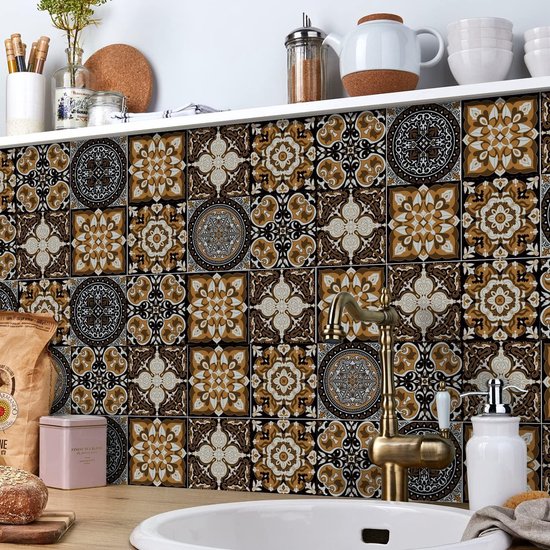 Marokkaanse Tegelstickers Mosaic Wandtegels - Set van 24 Stuks ...